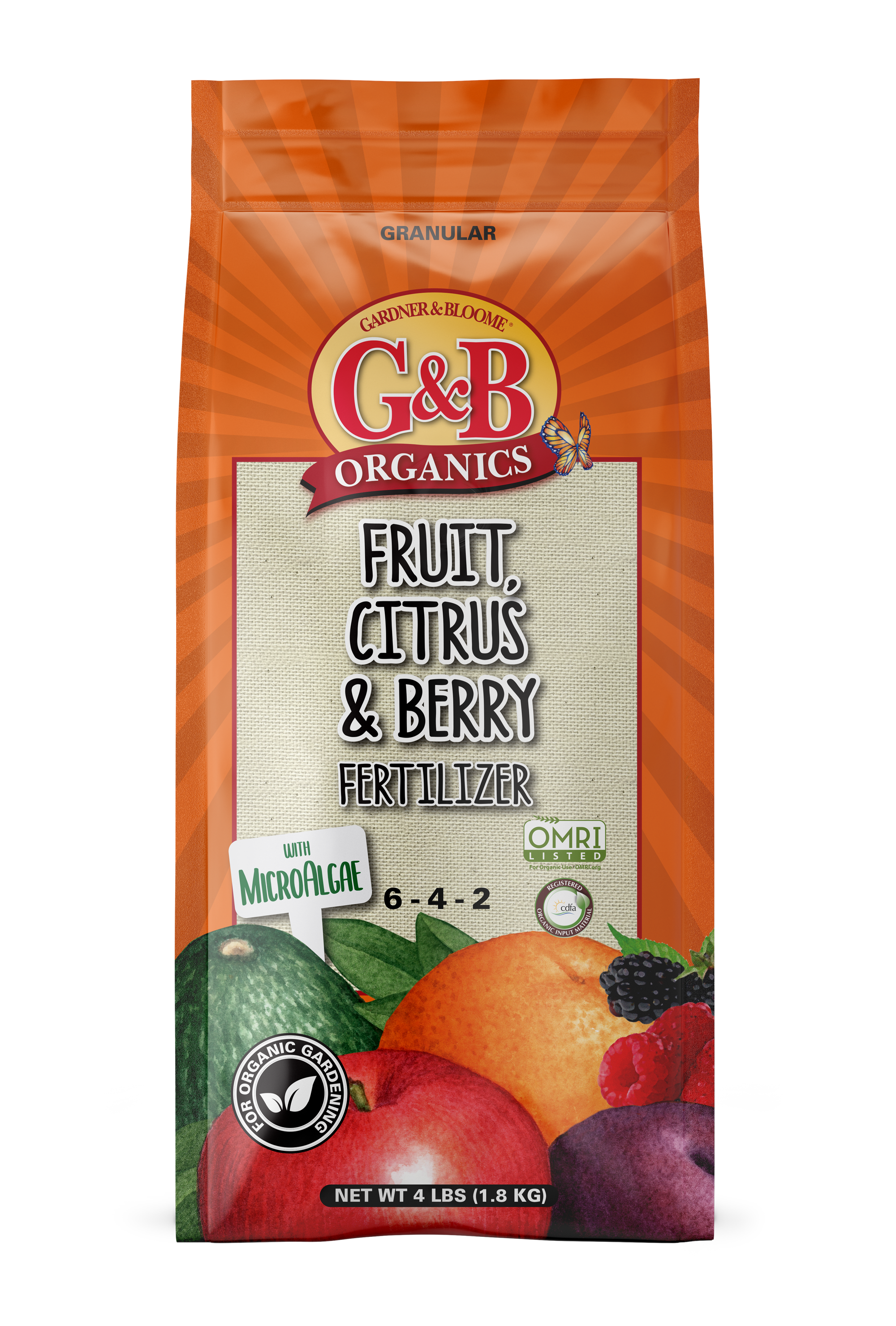fertilizer for fruit plants Citrus & Fruit Tree Fertilizer 8-4-2 (4-lb bag) 4 lbs. bag