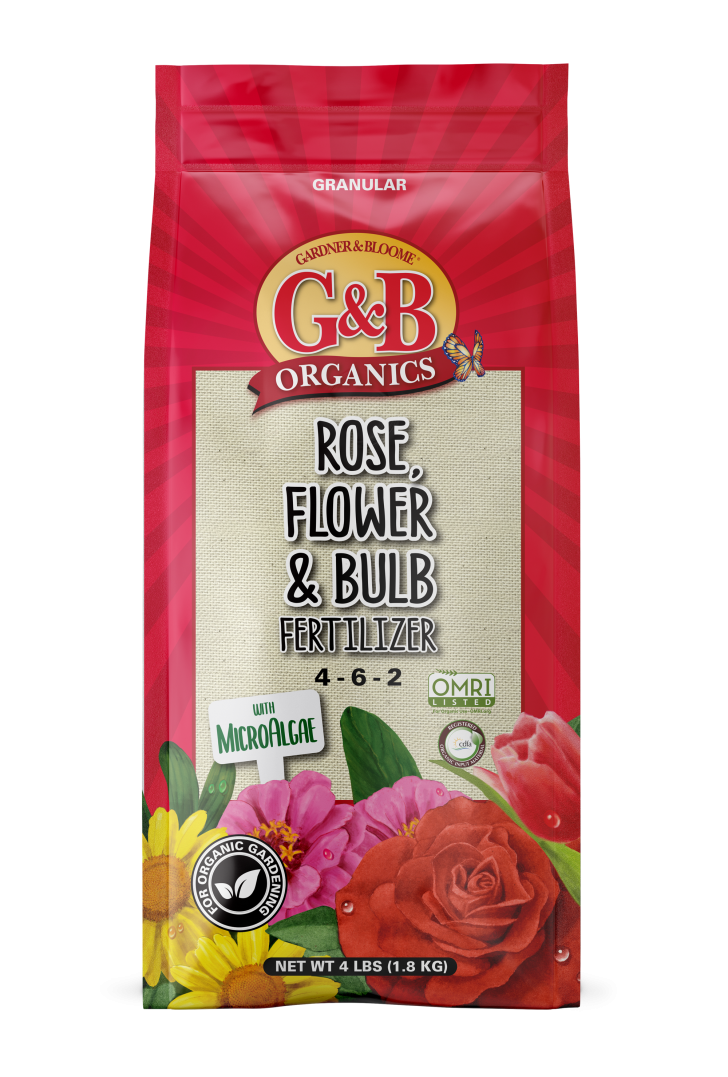 Rose & Flower Fertilizer 4-6-2 (4-lb bag)
