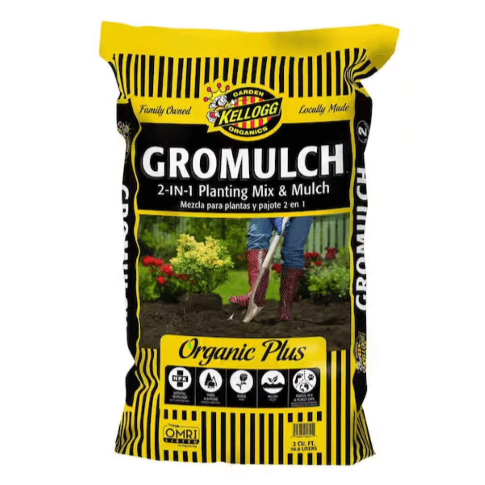 kellogg raised bed and potting mix ph Kellogg Garden Organics Gromulch 2 in 1 Planting Mix & Mulch