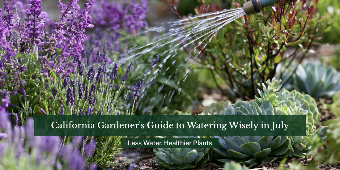 The California Gardener's Guide to Watering Wisely in July: Less Water, Healthier Plants