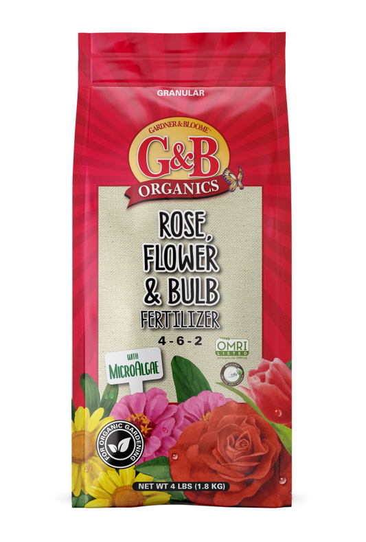 Rose & Flower Fertilizer 4-6-2 (4-lb bag)