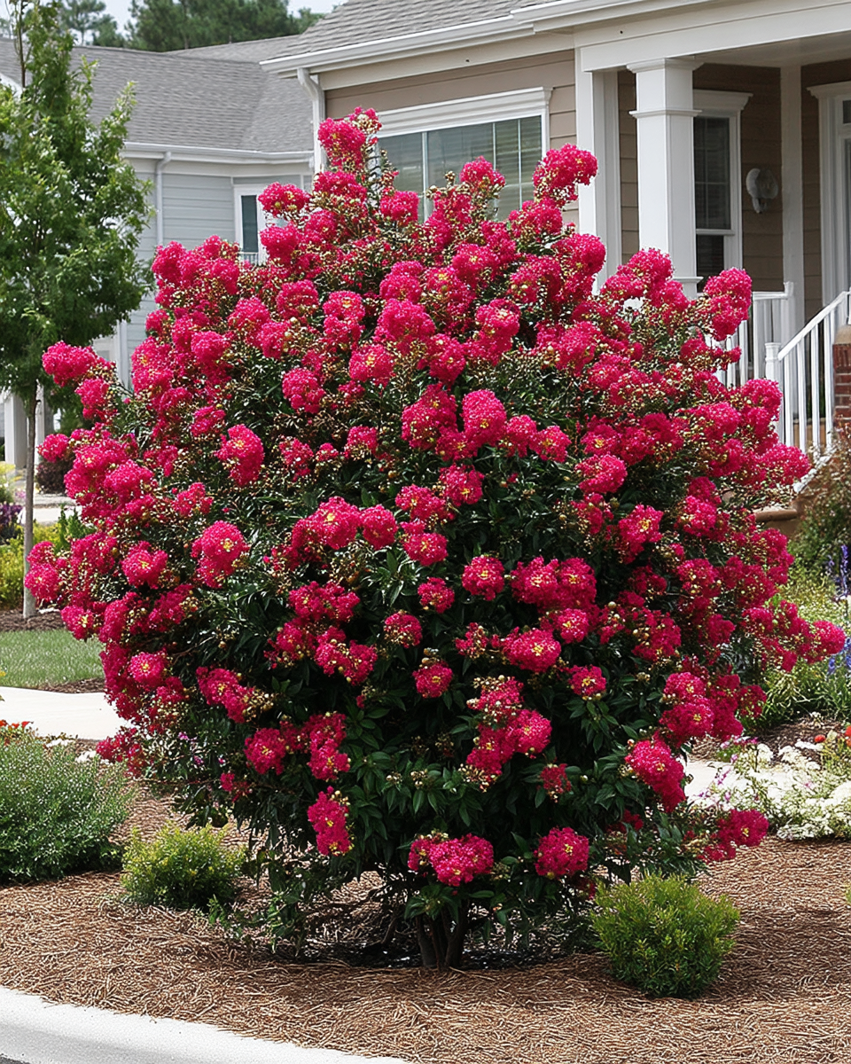 Myrtles Raspberry Bellini Raspberry Crape Myrtle for Sale | Plants Express