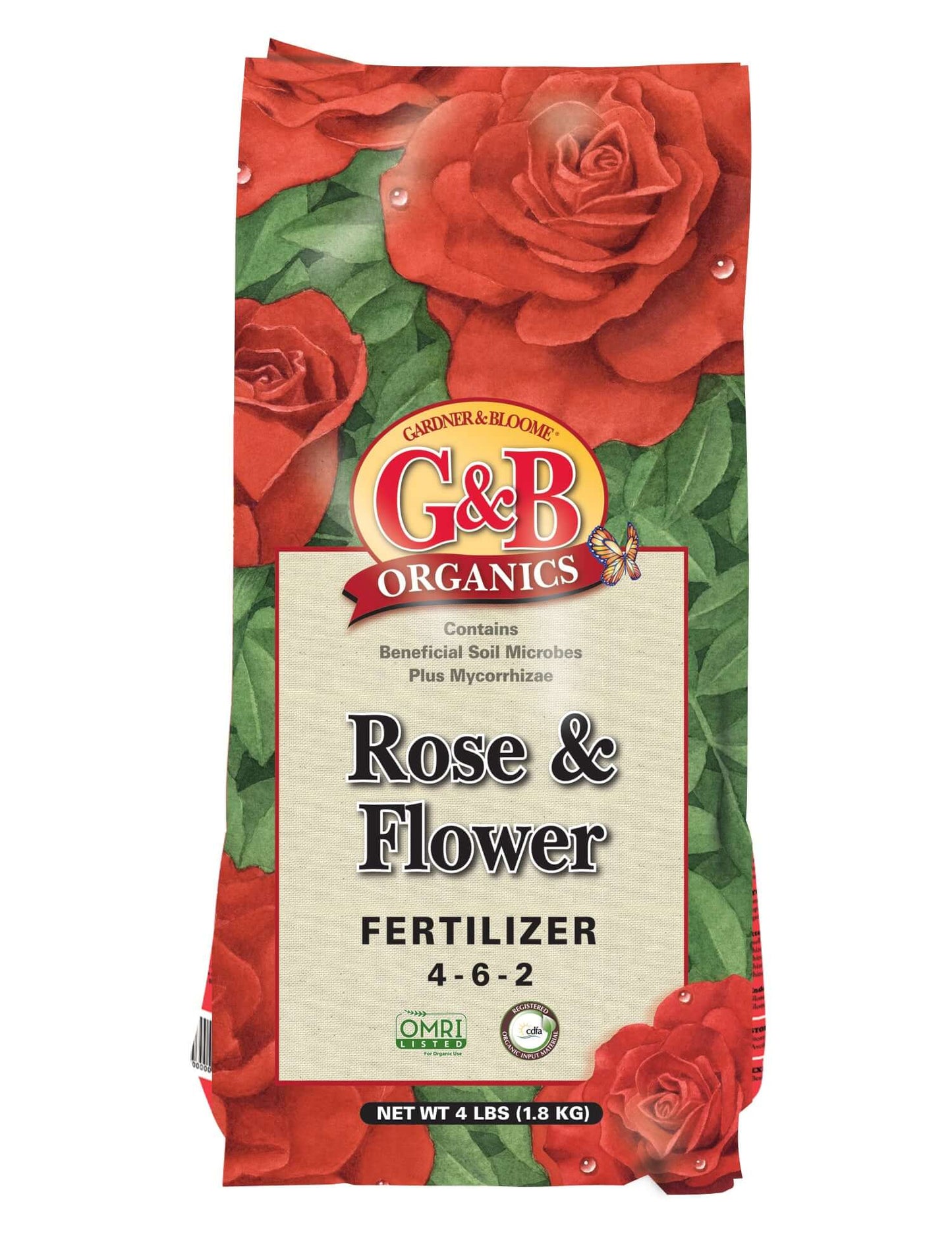 Rose & Flower Fertilizer 4-6-2 (4-lb bag) (7890302730495)